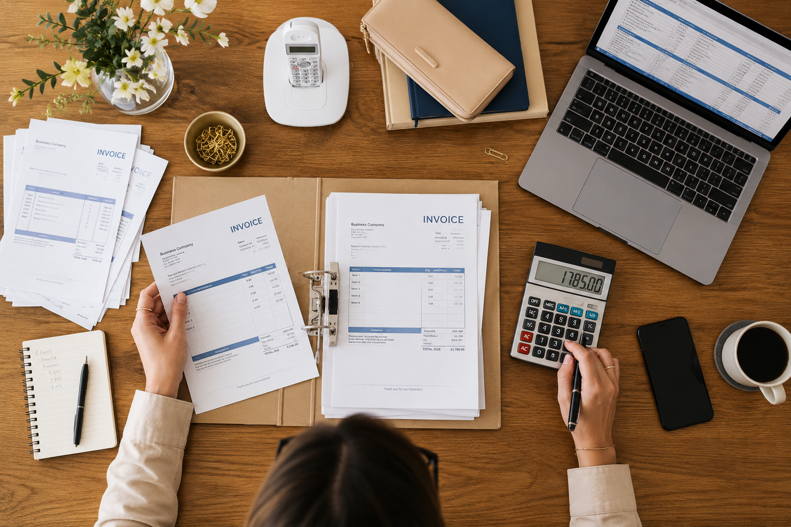Accurate and Reliable Bookkeeping illustration