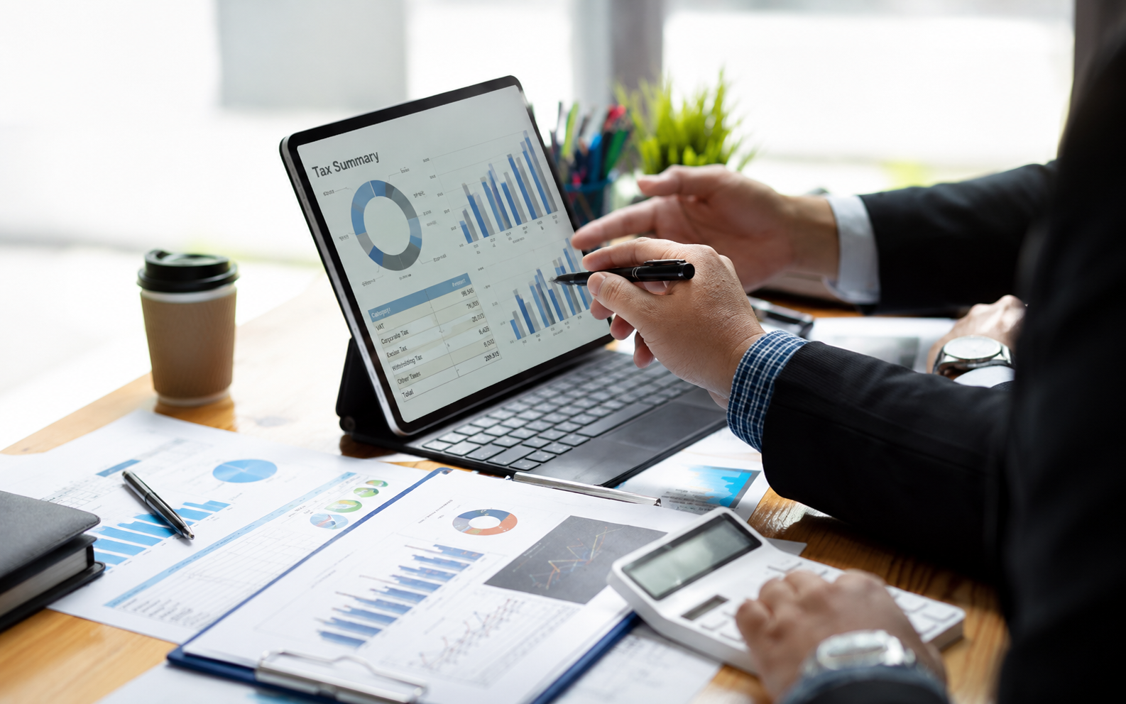 Tax Reporting illustration